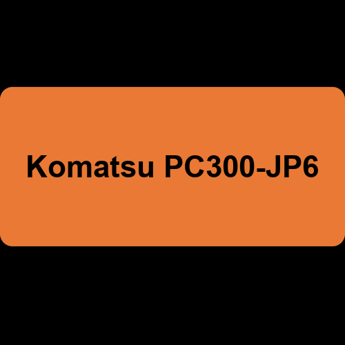 Komatsu PC300-JP6